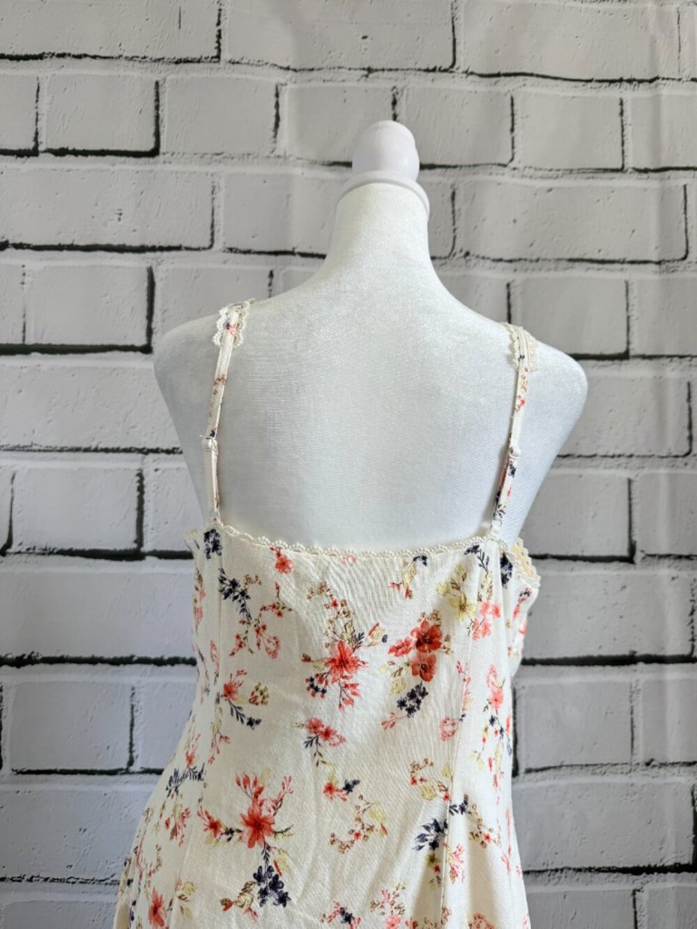NWT Caroline Constas Floral Linen Blend Maxi Dress M - Picture 9 of 14
